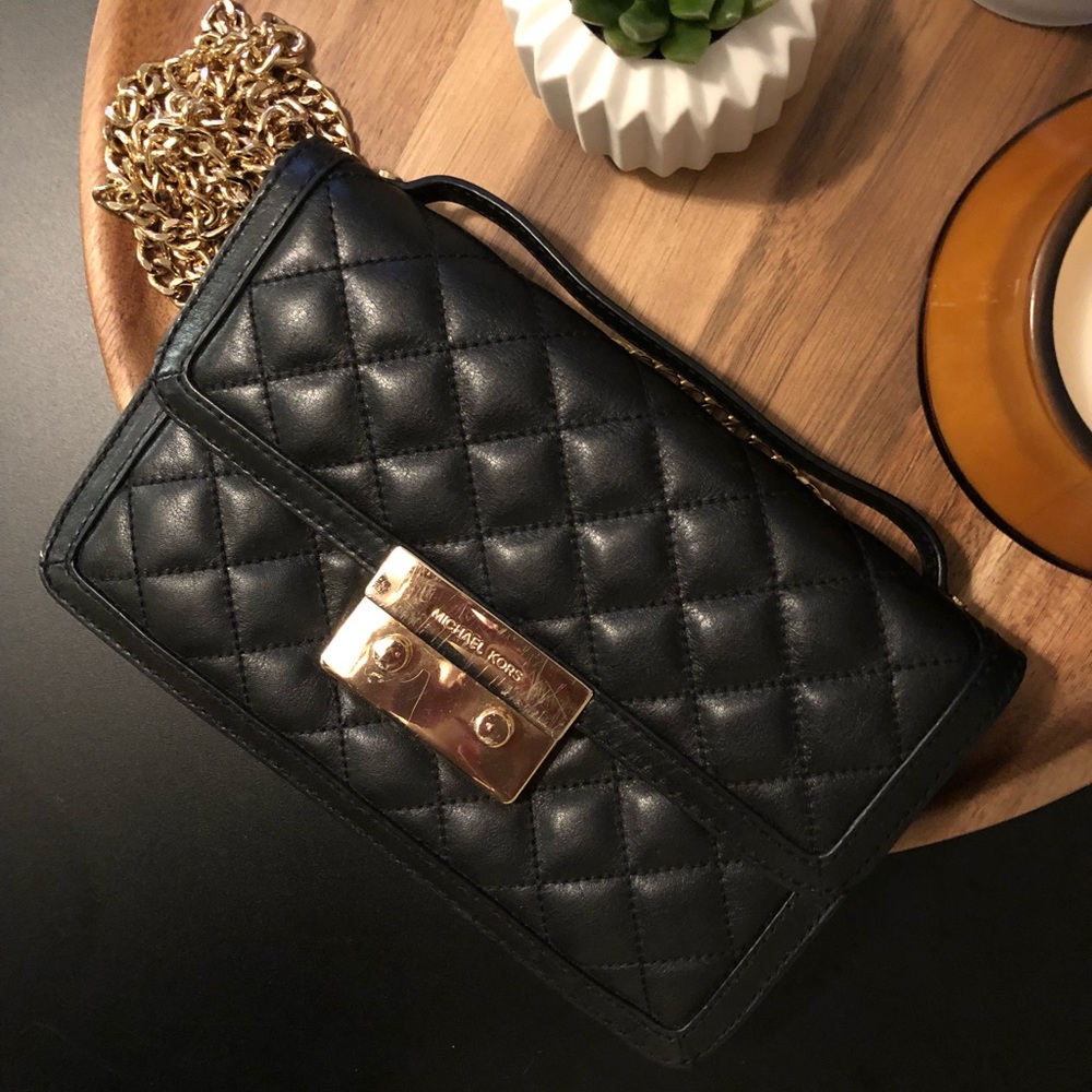 Michael Kros Quilted Crossbody